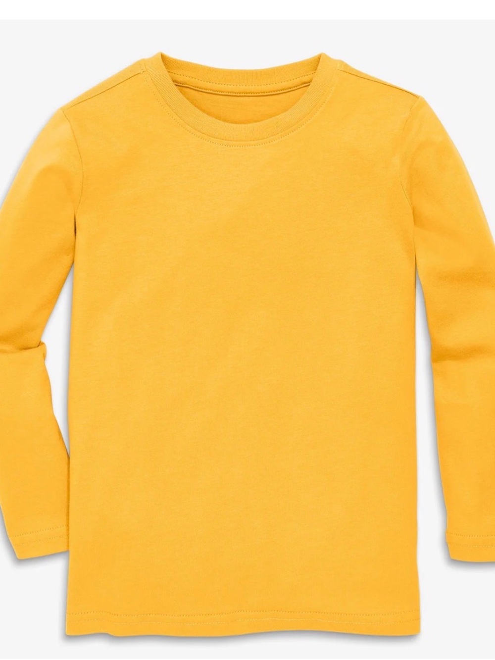 Primary Yellow Long Sleeve Tee for Kids